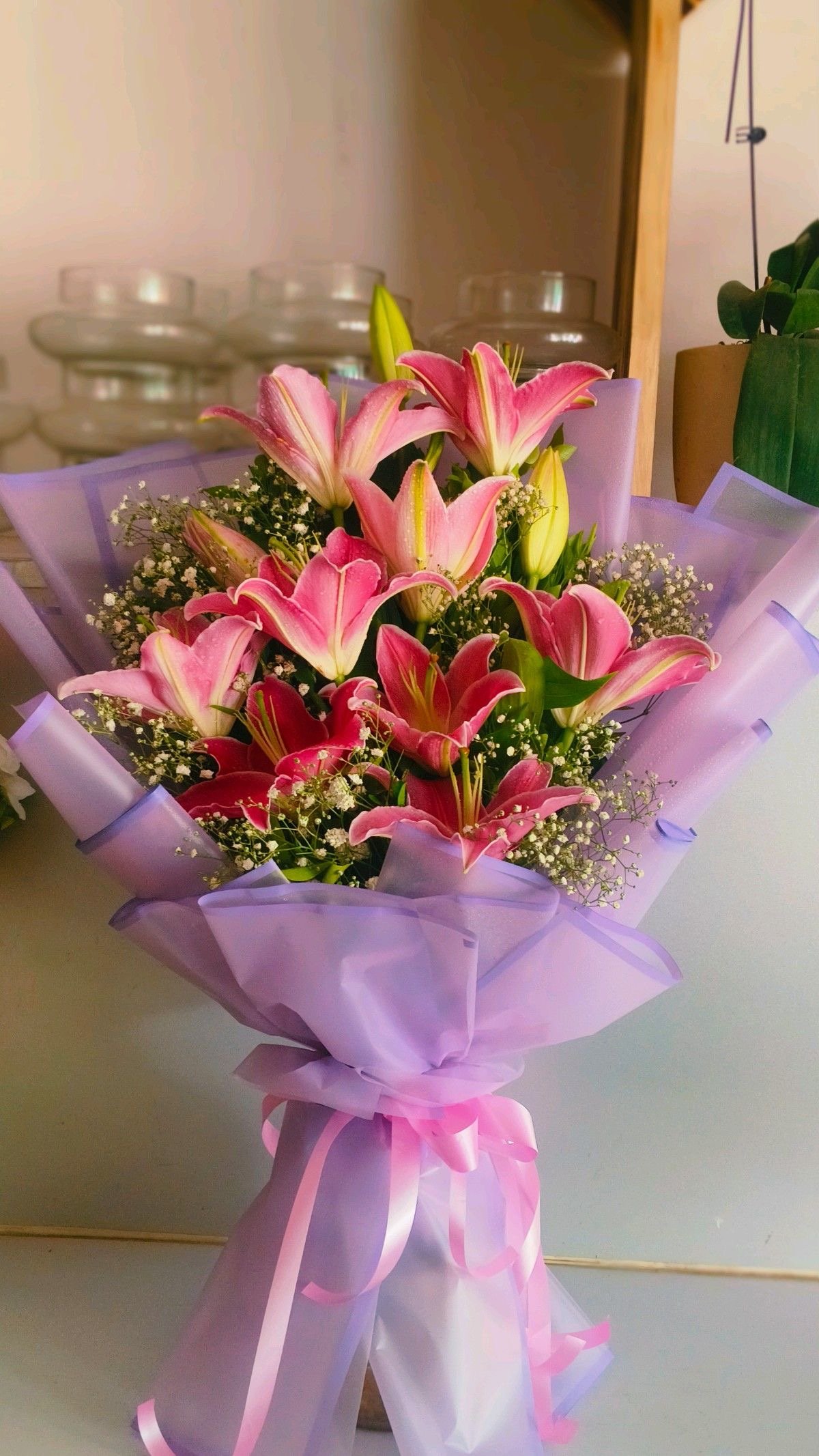 Flat bouquet