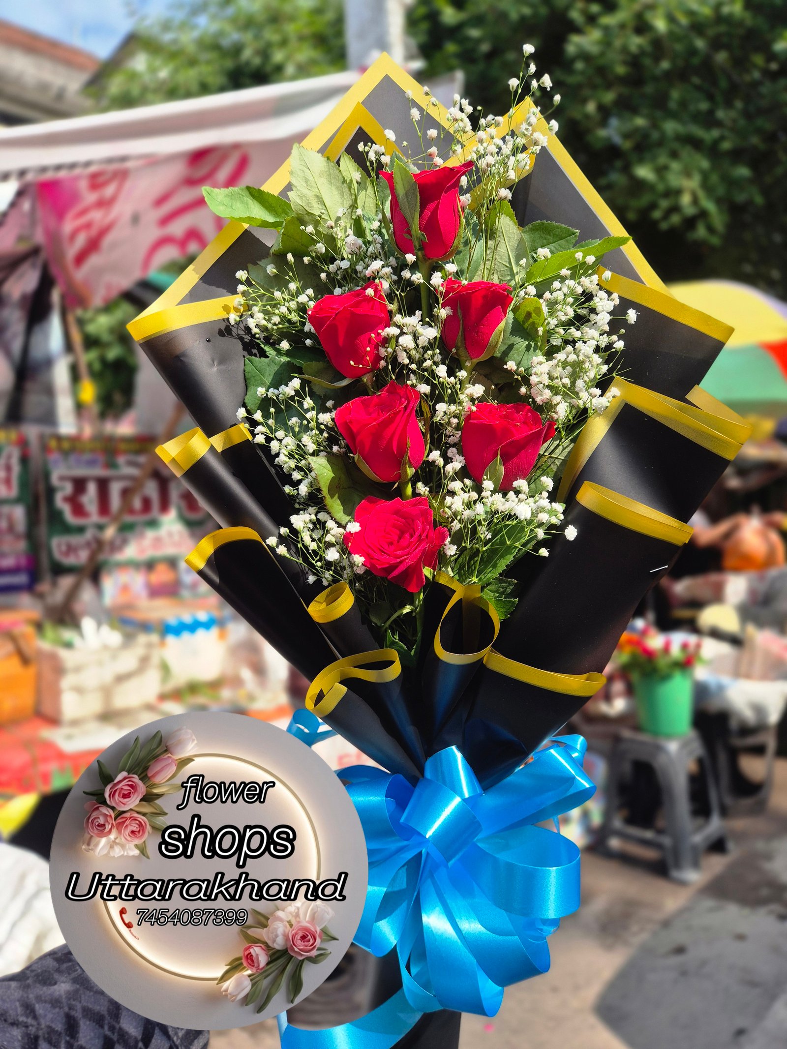 Red rose bouquet