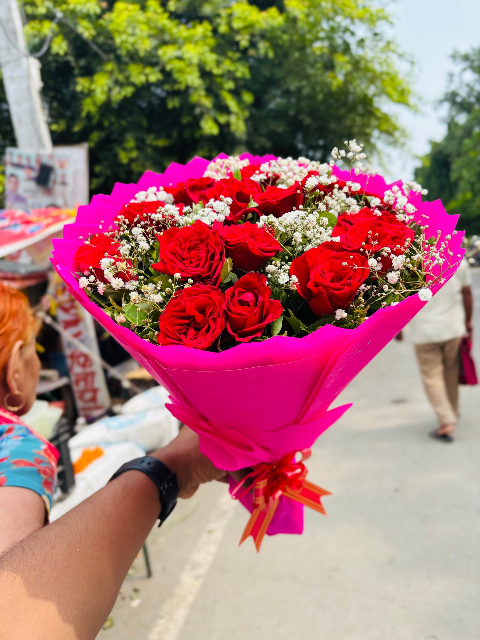 Red roses bouquet ❤️